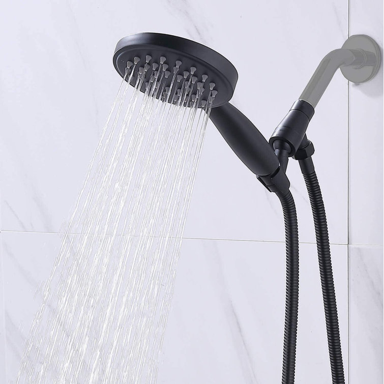 SpicyMedia 100 Metal Hand Held Shower Head With Hose And Holder Made